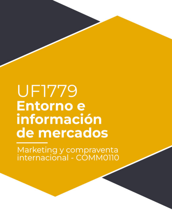 UF1779 Entorno e información de mercados 100 preguntas